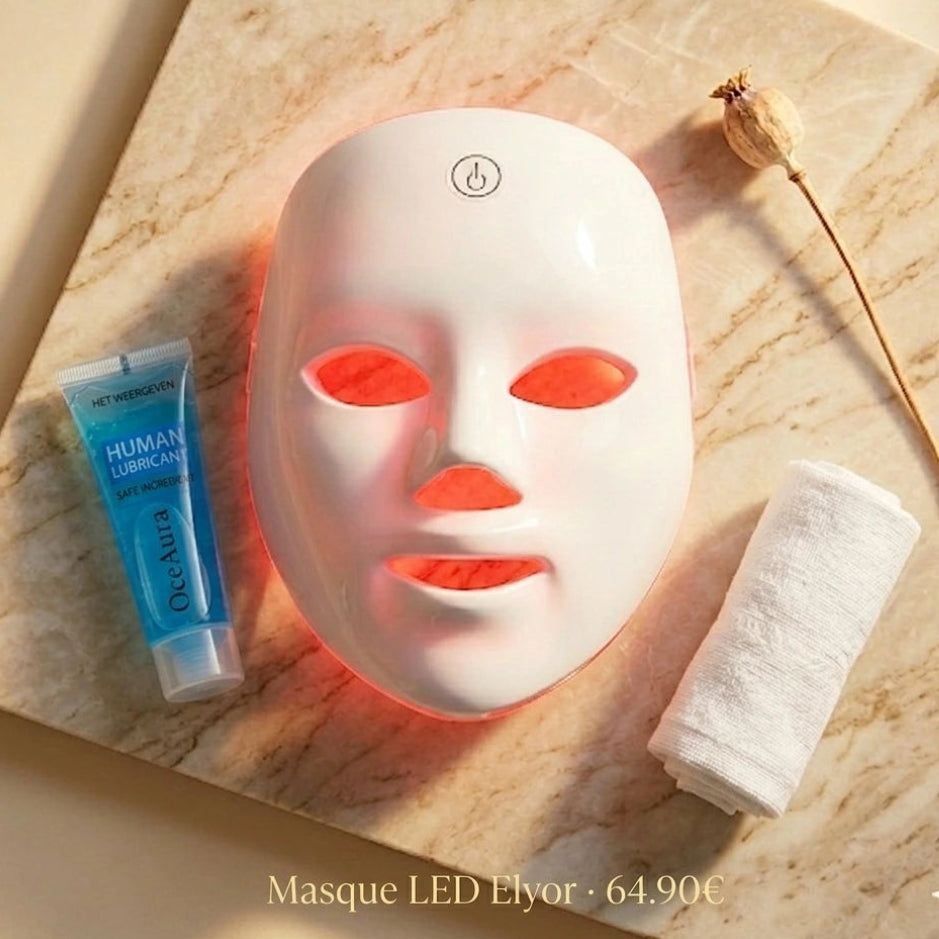 Masque LED Elyor — 7 Longueurs d'Onde | Gel Conducteur Offert